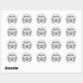 Bedankt Ronde Sticker (Vel)