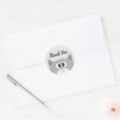 Bedankt Ronde Sticker (Envelop)