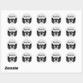 Bedankt Ronde Sticker (Vel)