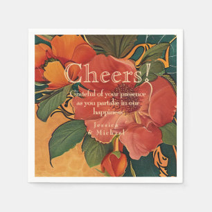 🌹 Bedankt Roos Romance: Art Nouveau Splendor Servet