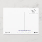 Bedankt Roos & Vlinders Briefkaart (Achterkant)