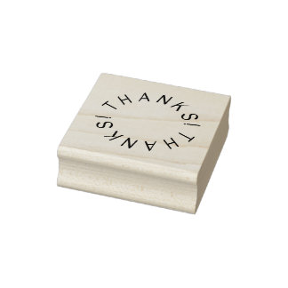 Bedankt! Rubberstempel
