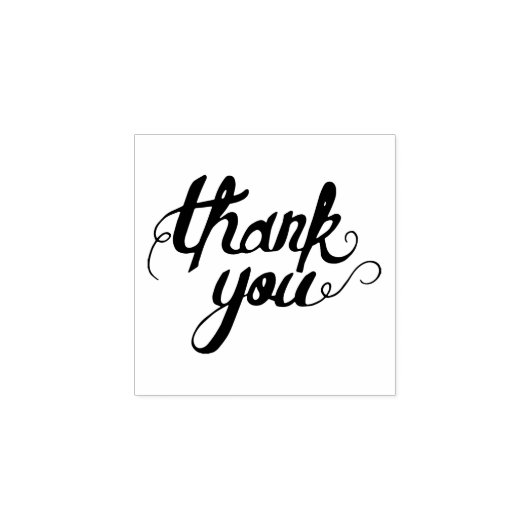 Bedankt Rubberstempel (Afrduk)