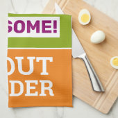 Bedankt scout leider theedoek (Quarter Fold)