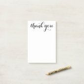 Bedankt Script 4 x 6 Post-it® Notes (Op bureau)