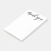 Bedankt Script 4 x 6 Post-it® Notes (Schuin)