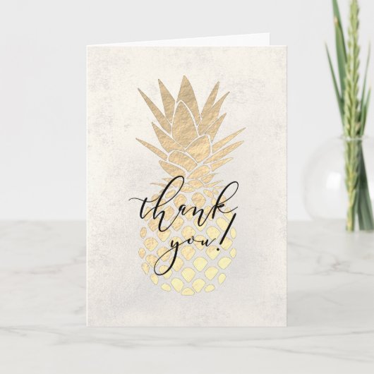 Bedankt script ananas (Voorkant)