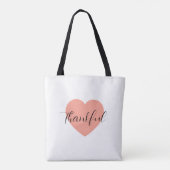Bedankt Script Canvas Tas (Achterkant)