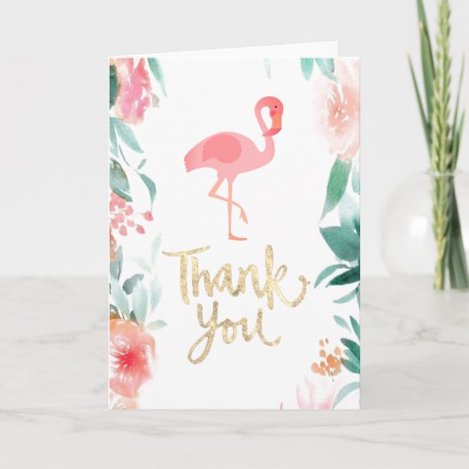 Bedankt script flamingo (Voorkant)