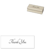Bedankt Script Font Rubberstempel (Gestempeld)