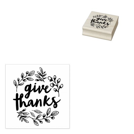 Bedankt script geven 	rubberstempel (Gestempeld)