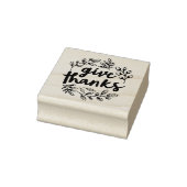 Bedankt script geven 	rubberstempel (Stempel)