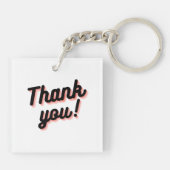 Bedankt Shadow Keyring Sleutelhanger (Achterkant)