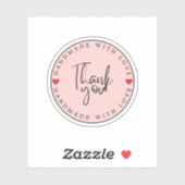 Bedankt Small Business Handmade Sticker (Vel)