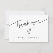 Bedankt Small Business Packing Kaart kortingscode (Voorkant)