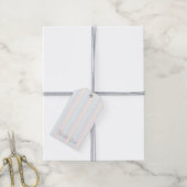 Bedankt, Snoep Stripes Pastel Multicolor Cadeaulabel (Met Touw)