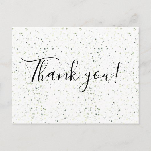Bedankt Sprinkles Briefkaart (Voorkant)