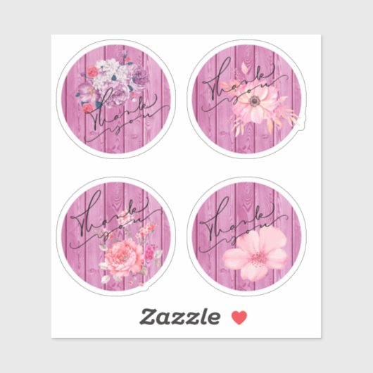 Bedankt Sticker (Vel)