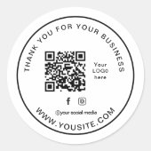 Bedankt Sticker (Voorkant)