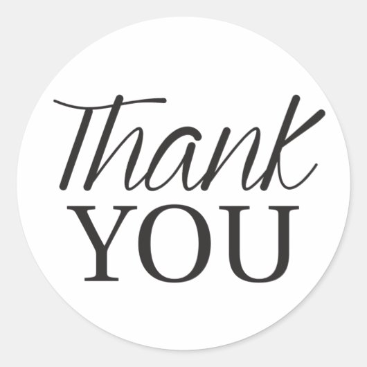 Bedankt Sticker (Voorkant)