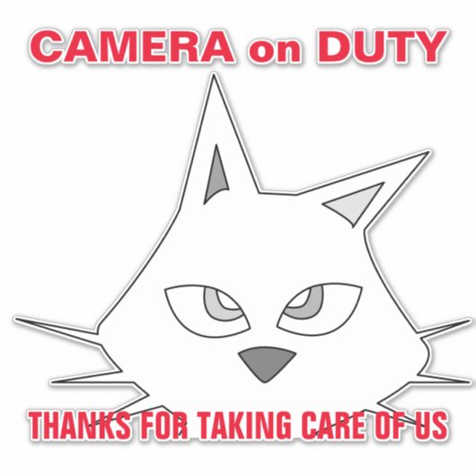 Bedankt Sticker (Voorkant)