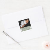 Bedankt Sticker met de foto van je baby (Envelop)