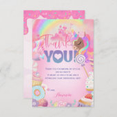 Bedankt Sweet Birthday (Voorkant / Achterkant)