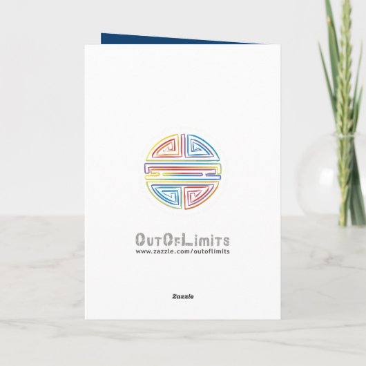 Bedankt - symbool voor een lang leven (Achterkant)