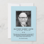 Bedankt sympathie begrafenis vlinder FOTO (Achterkant)