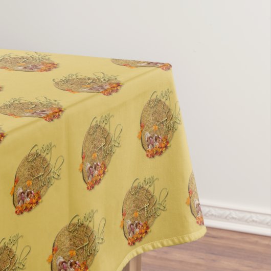 Bedankt tablecloth tafelkleed (Voorbeeld)