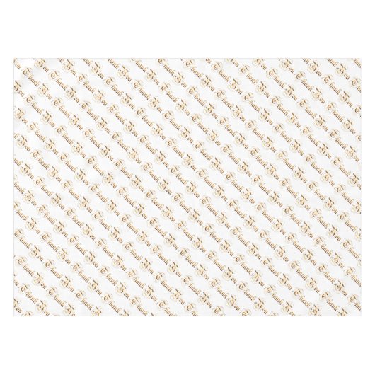 Bedankt.text. Tafelkleed (Voorkant (Horizontaal))