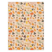 Bedankt Thanksgiving Patroon geven Tafelkleed (Voorkant)