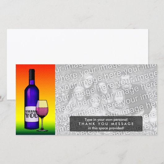 Bedankt toast (Voorkant / Achterkant)