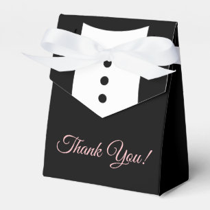 Bedankt Tuxedo Wedding Favor Box Bedankdoosjes