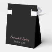 Bedankt Tuxedo Wedding Favor Box Bedankdoosjes (Achterkant)
