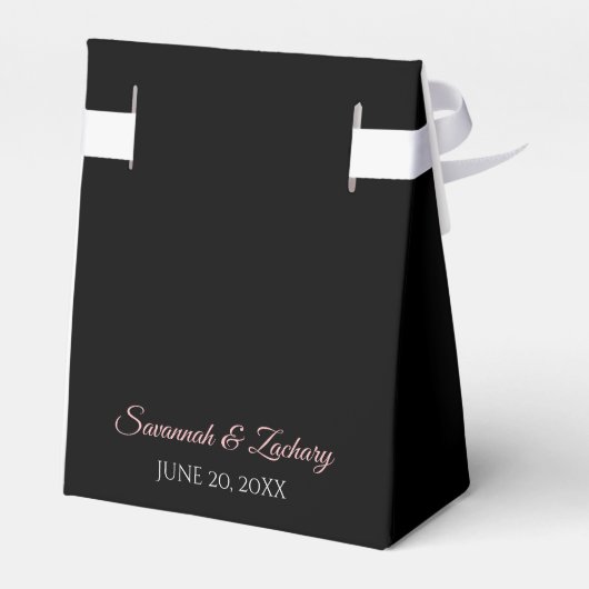 Bedankt Tuxedo Wedding Favor Box Bedankdoosjes (Achterkant)