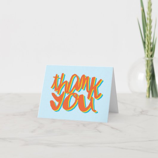 Bedankt Type, poeder blauw (Voorkant)