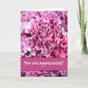 BEDANKT U BEHEERT Professionals Day PINK CARNATION