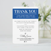 BEDANKT U DAT u met uw zakelijke bestelling een mo (Staand voorkant)