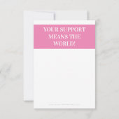 BEDANKT U DAT uw zakelijke bestelling een modern   (Achterkant)