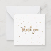 BEDANKT U EEN VLOTE Kaart Notitiekaartje (Voorkant)