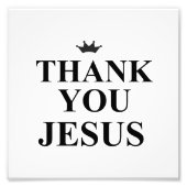 BEDANKT U JESUS FOTO AFDRUK (Voorkant)