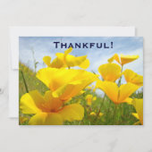 Bedankt! Uitnodigingen Aangepaste vrijwilligers Lu (Voorkant)