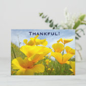 Bedankt! Uitnodigingen Aangepaste vrijwilligers Lu (Staand voorkant)