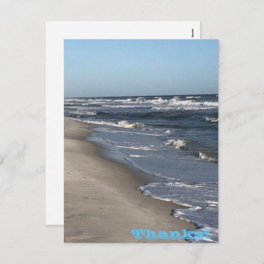 Bedankt Vakantievakdag Briefkaart (Voorkant / Achterkant)