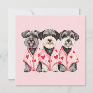 Bedankt Valentijnsdag Schnauzer Dogs