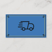 Bedankt van Delivery Driver Visitekaartje (Achterkant)