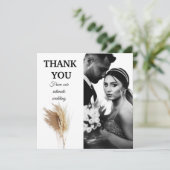 Bedankt van onze Intieme Bruiloft (Staand voorkant)