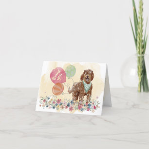 Bedankt van You & Brown Labradoodle & ballonnen
