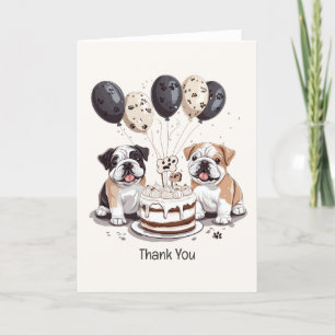 Bedankt Verjaardag Engelse Bulldogs